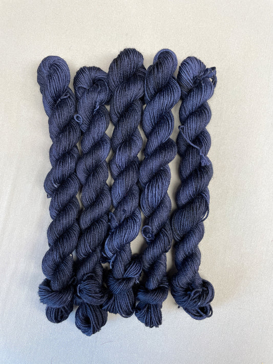 20g Blue Steel (semi-solid) - Hand-dyed Yarn