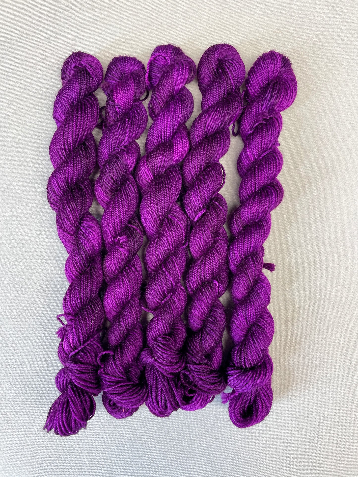 20g Deep Plum (semi-solid) - Hand-dyed Yarn