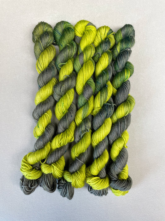 20g Lime Twist - Hand-dyed Yarn