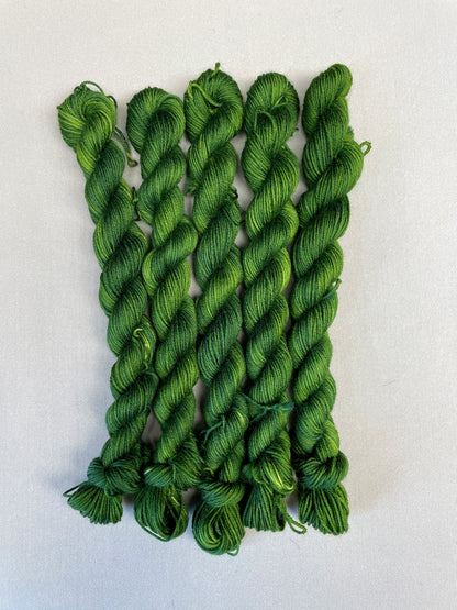 20g Moss Green (semi-solid) - Hand-dyed Yarn