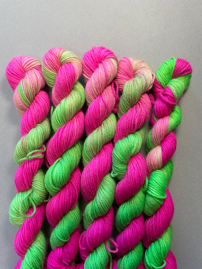 20g Neon Watermelon - Hand-dyed Yarn