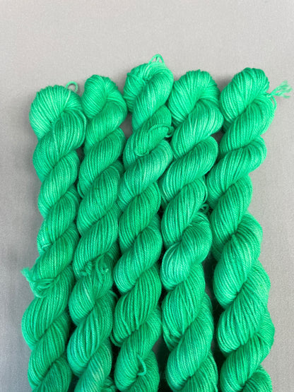 20g Peppermint (semi-solid) - Hand-dyed Yarn