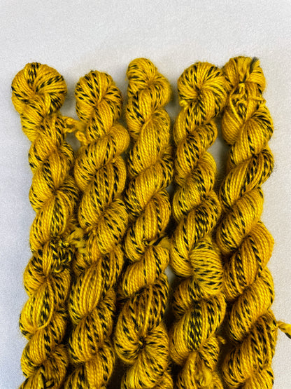 20g Mustard (semi-solid) - Hand-dyed Yarn