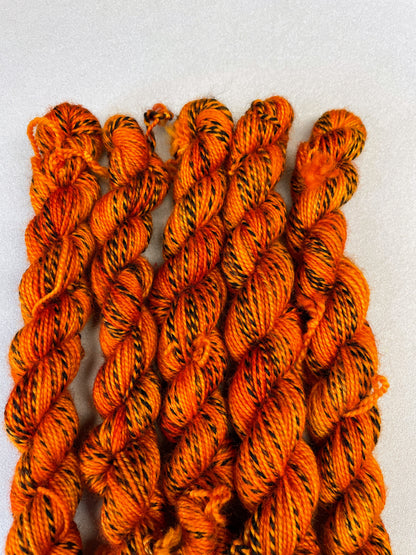 20g Saffron (semi-solid) - Hand-dyed Yarn