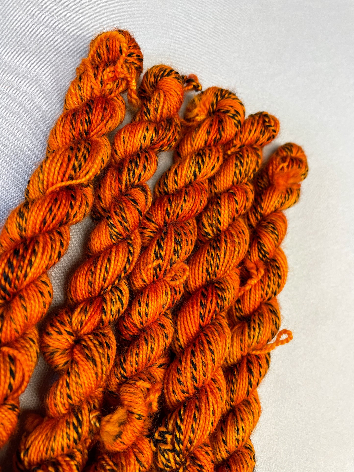 20g Saffron (semi-solid) - Hand-dyed Yarn