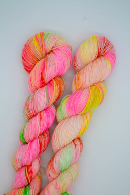 50g Sock Popping Candy Hand-dyed Yarn