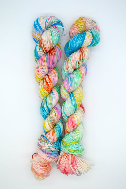 50g Sock Funfetti Hand-dyed Yarn