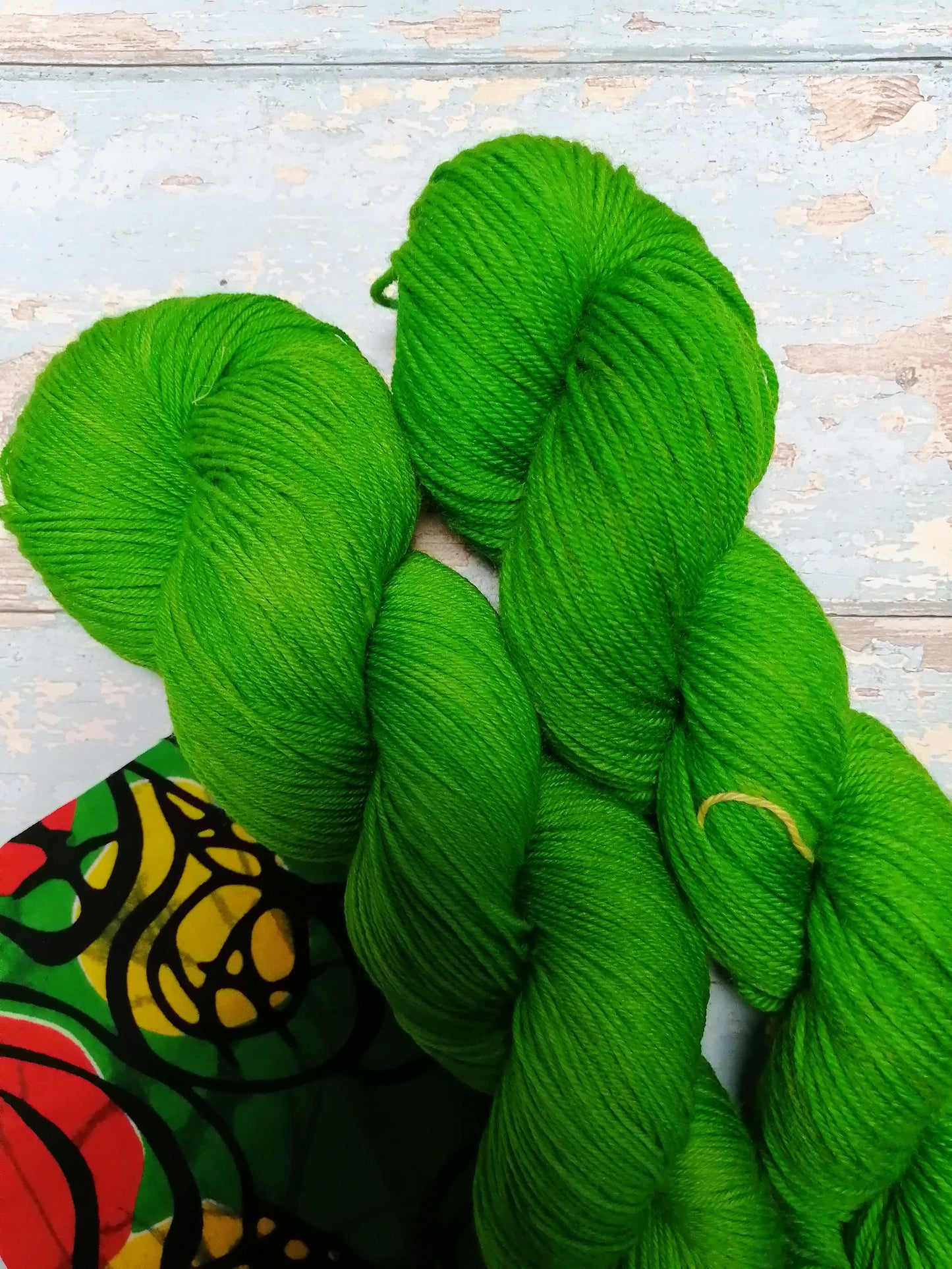 Sock - Kelly Green 100g Hand-dyed Yarn