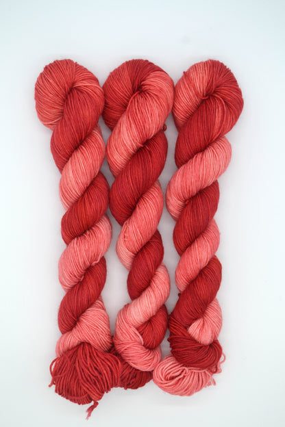 50g Sock Cherry Hand-dyed Yarn
