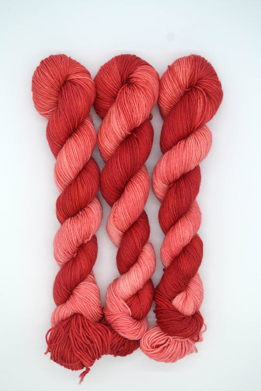 50g Sock Cherry Hand-dyed Yarn