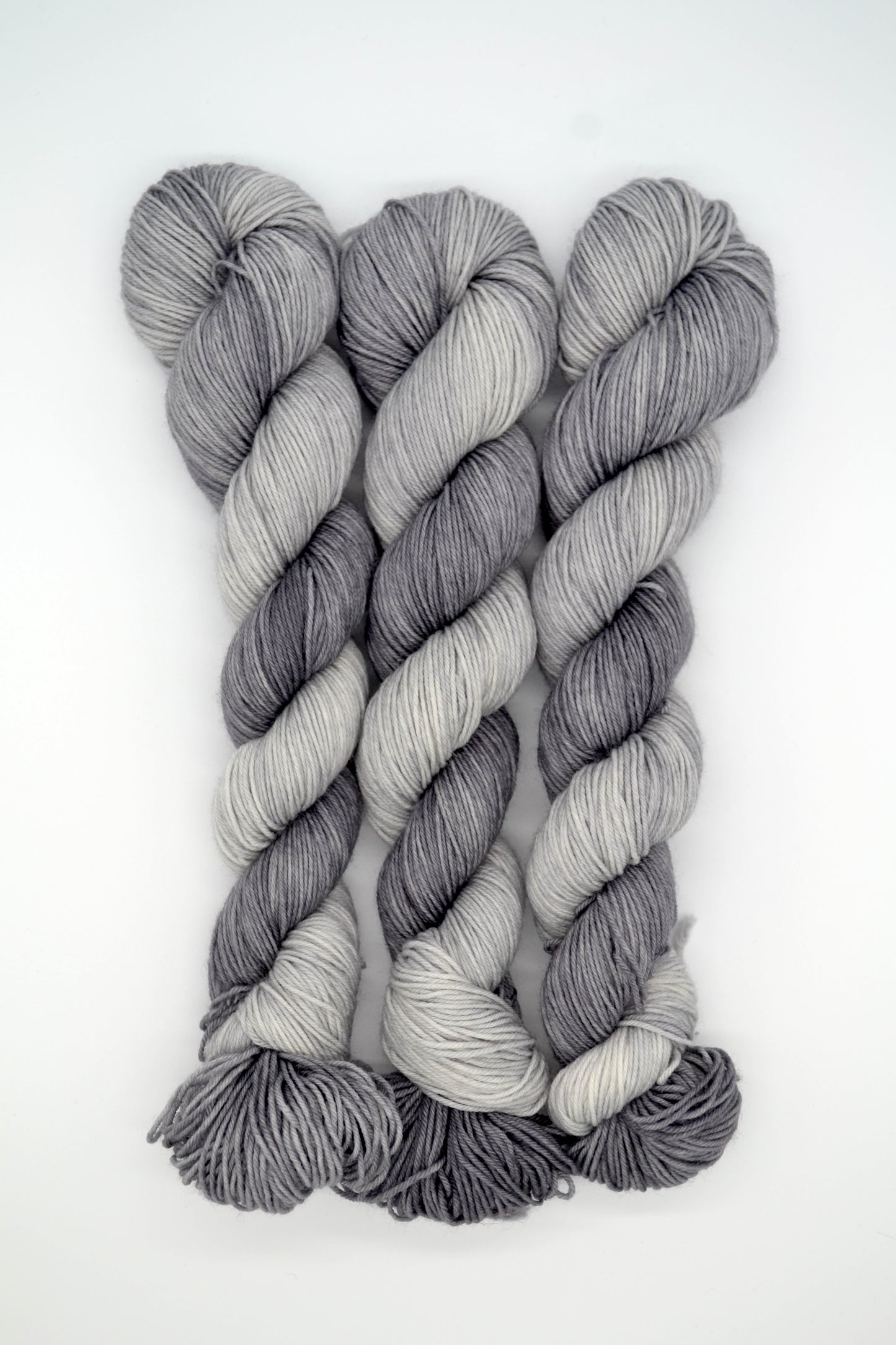 50g Sock Silver Hand-dyed Yarn
