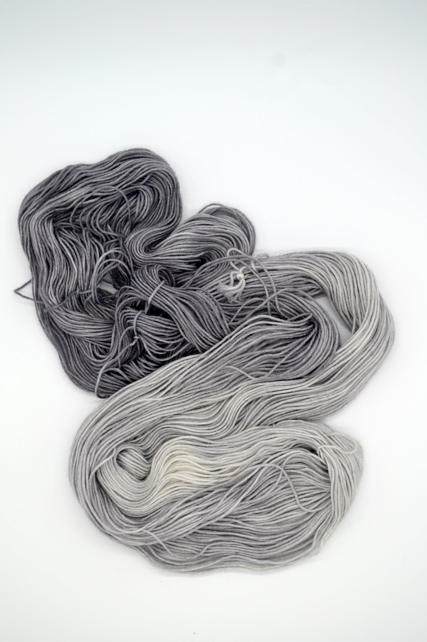 50g Sock Silver Hand-dyed Yarn