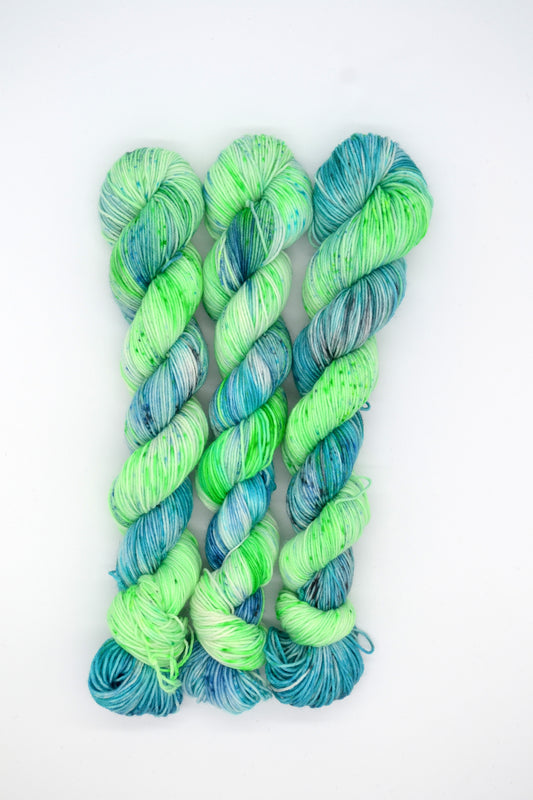 50g Sock Bluewater Hand-dyed Yarn