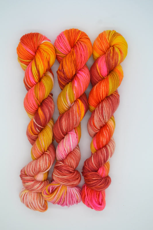 50g DK Sunburst Hand-dyed Yarn