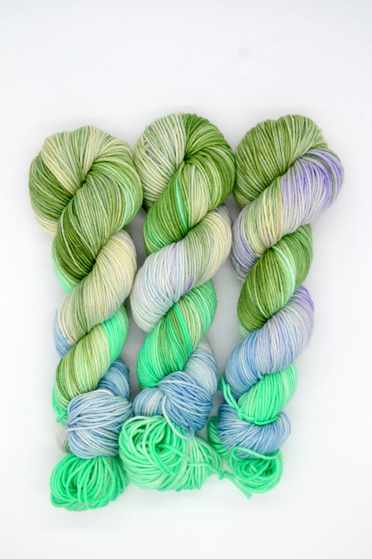 100g DK Bluebell Hand-dyed Yarn