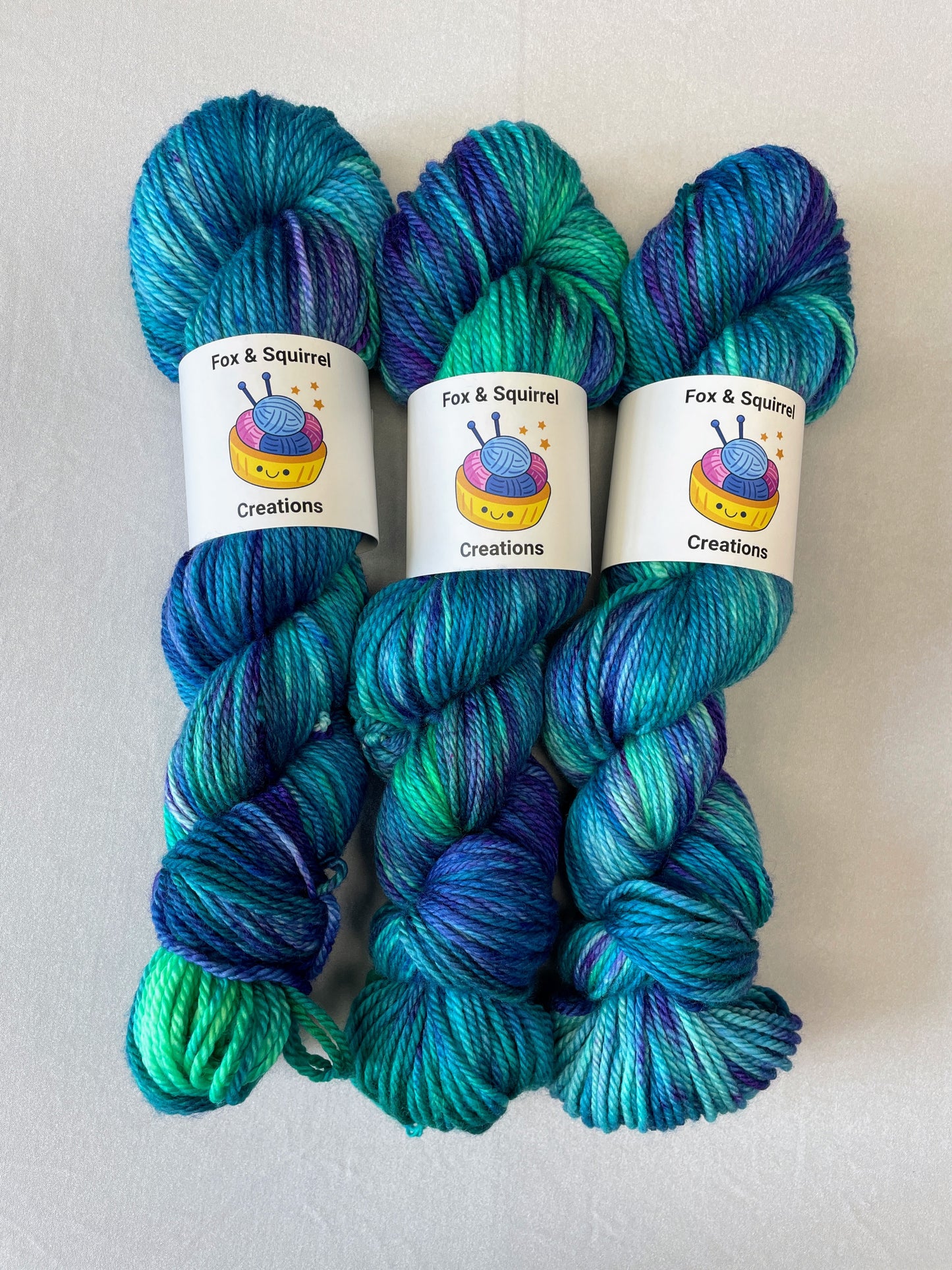 Aran - Seascape 100g Hand-dyed Yarn