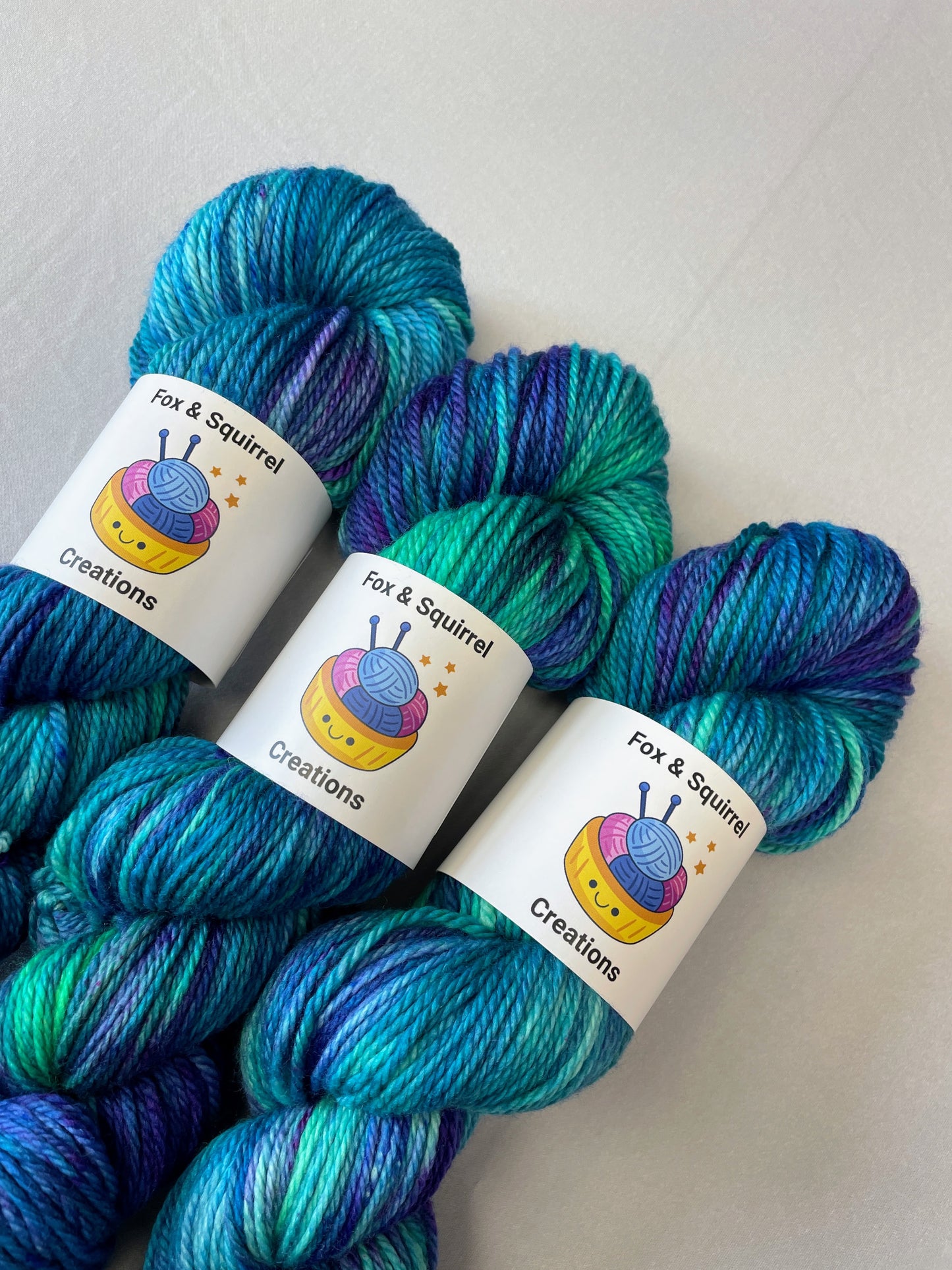 Aran - Seascape 100g Hand-dyed Yarn