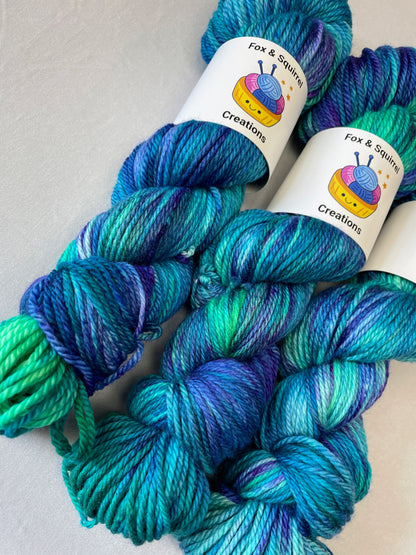 Aran - Seascape 100g Hand-dyed Yarn