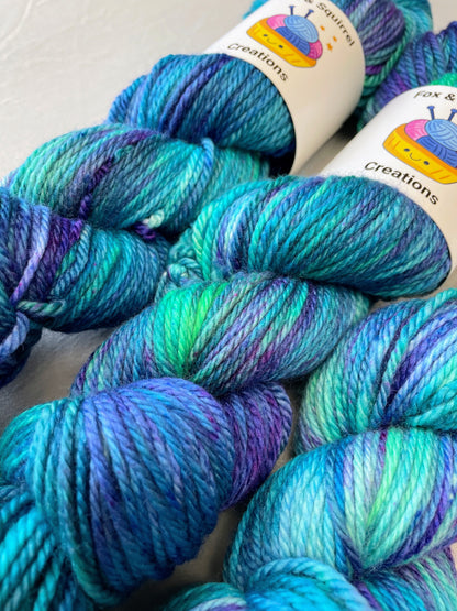 Aran - Seascape 100g Hand-dyed Yarn