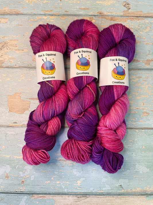 DK - Berry Blast 100g Hand-dyed Yarn