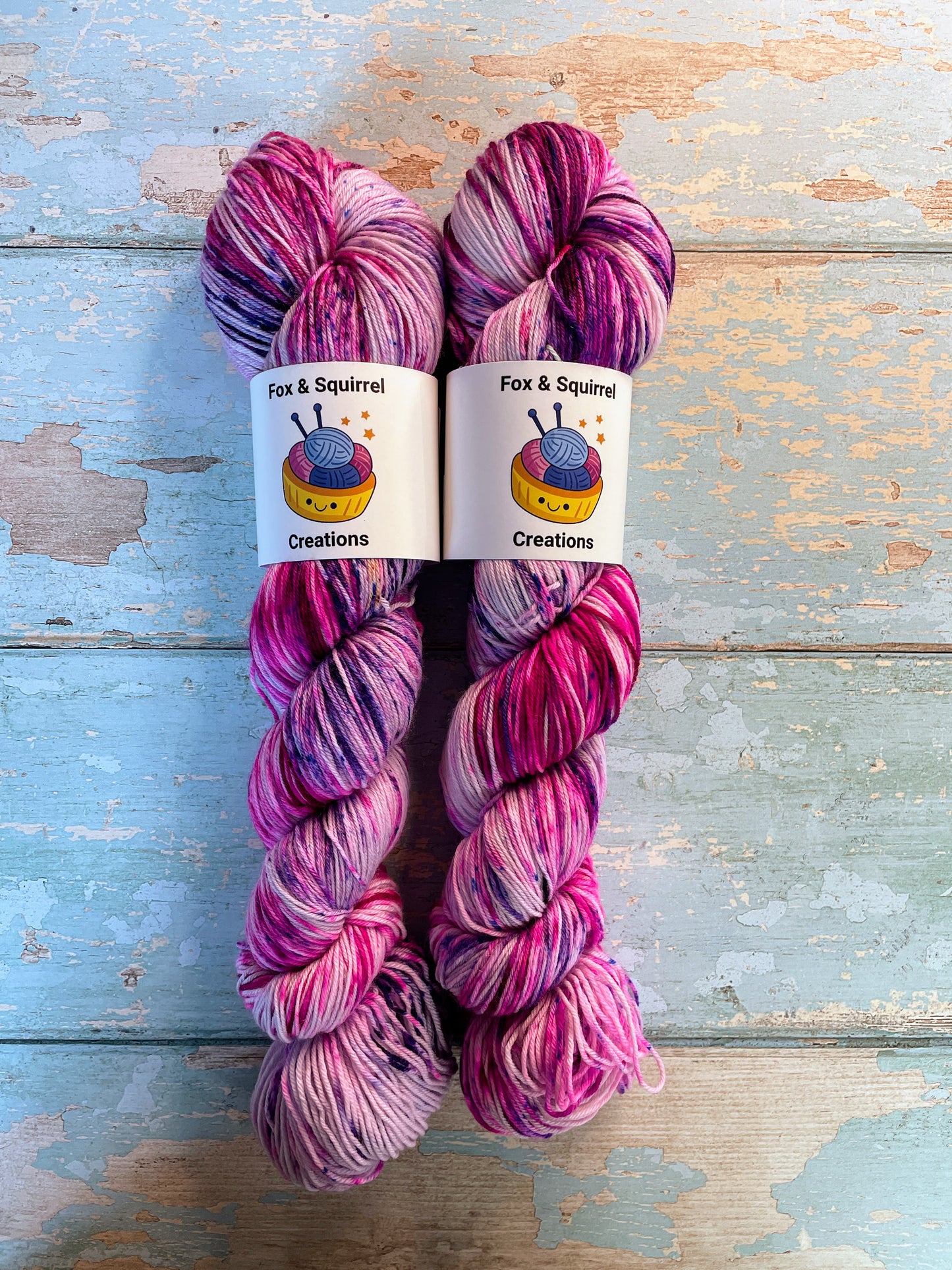 Sock - Berry Sprinkles 100g Hand-dyed Yarn