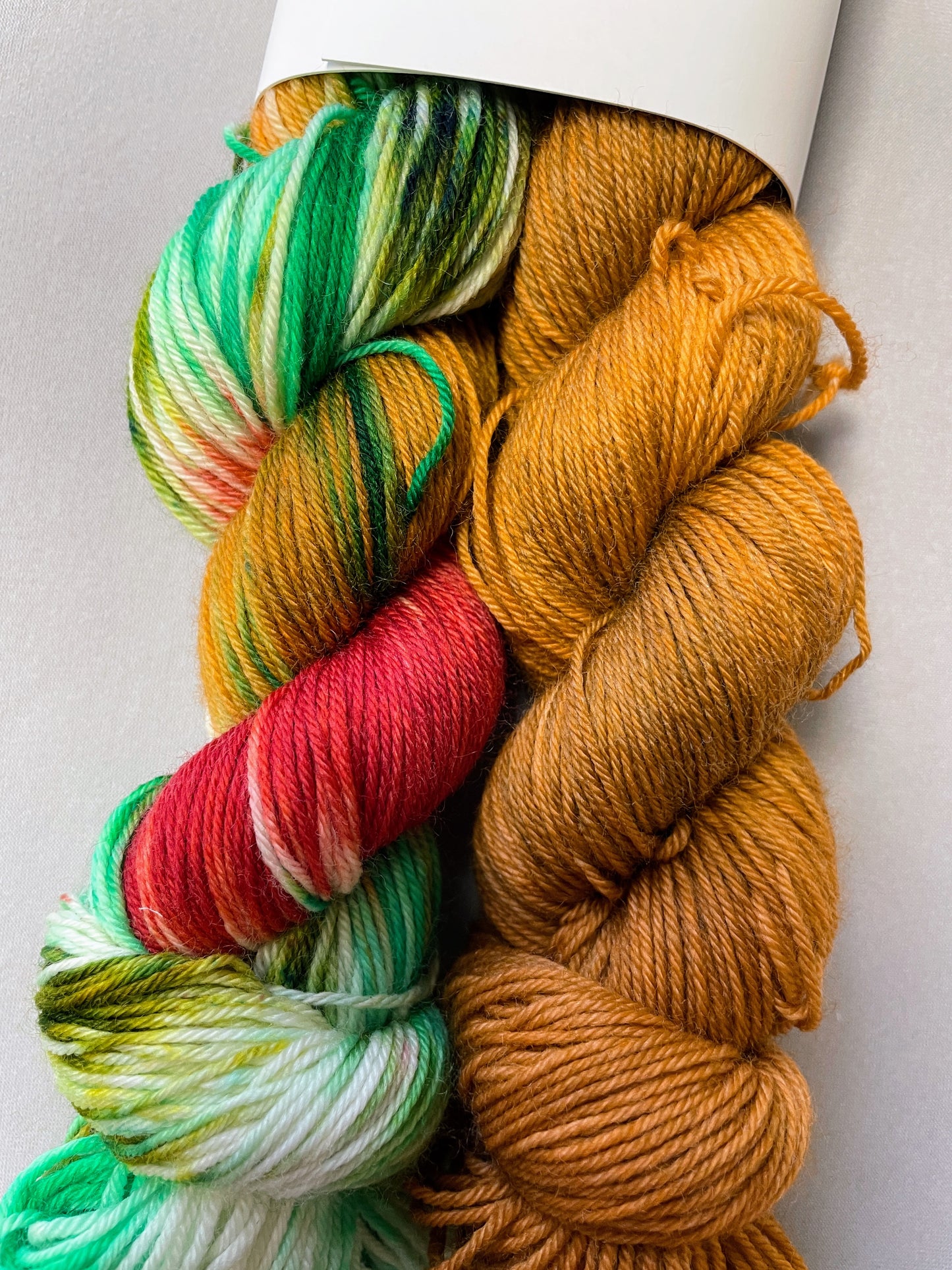 50g/50g Caramel Hand-dyed Yarn Set