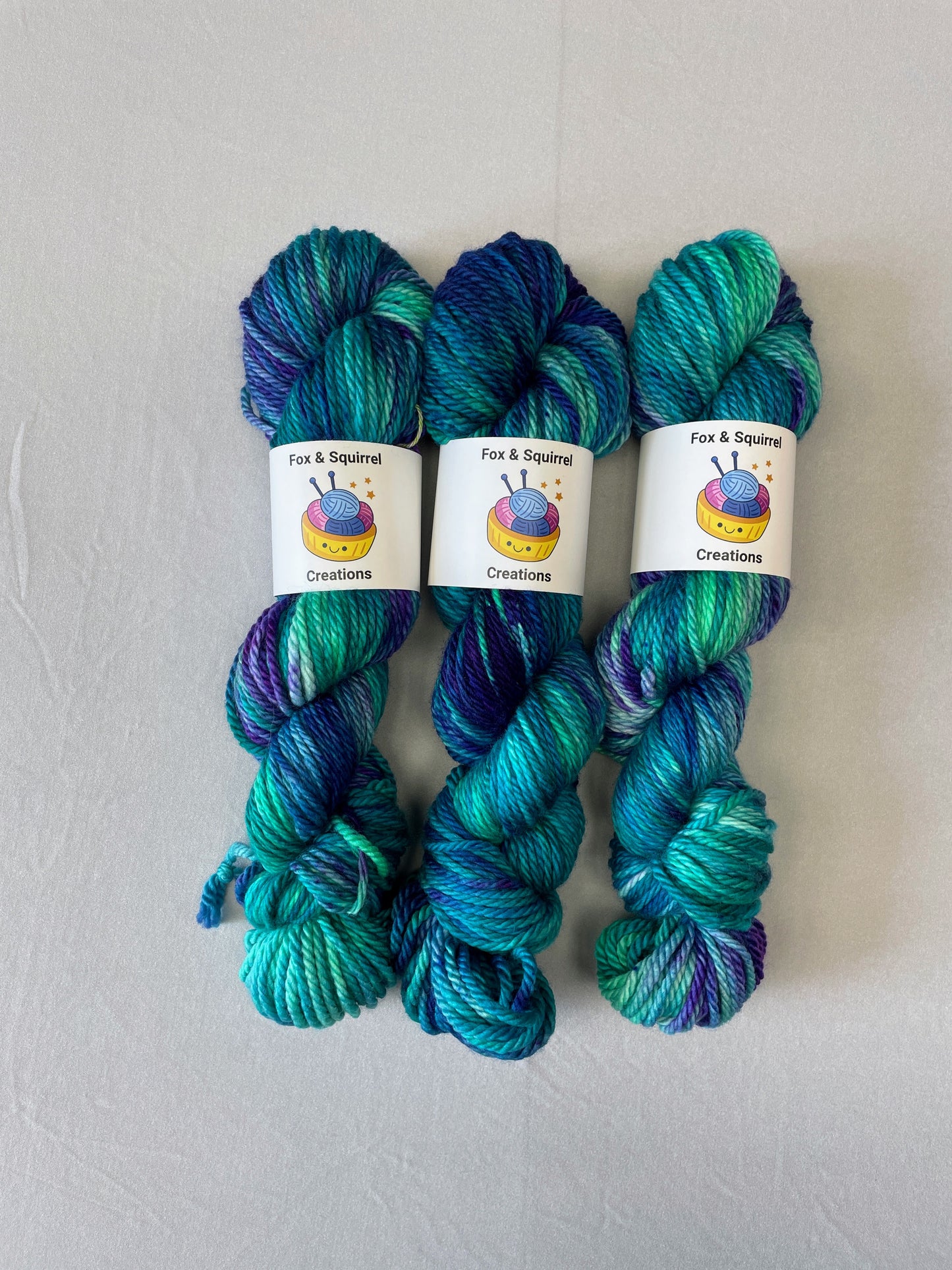 Chunky - Seascape 100g Hand-dyed Yarn