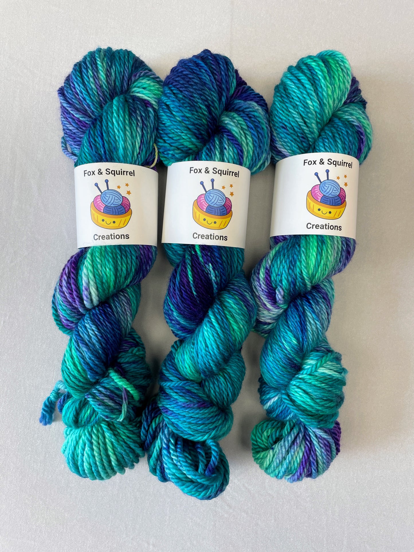 Chunky - Seascape 100g Hand-dyed Yarn