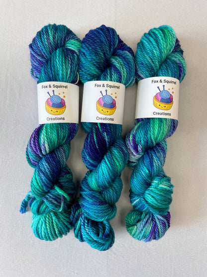 Chunky - Seascape 100g Hand-dyed Yarn