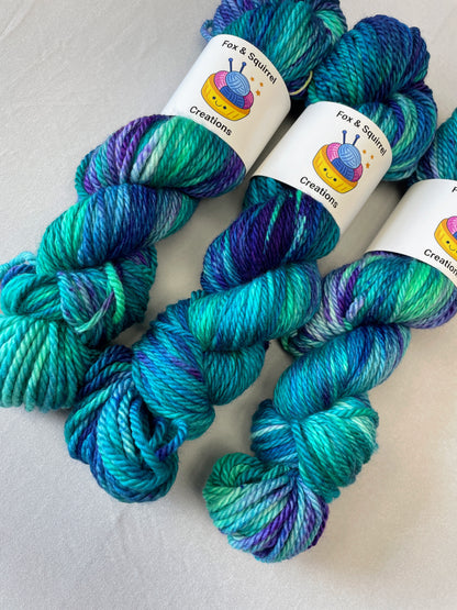 Chunky - Seascape 100g Hand-dyed Yarn