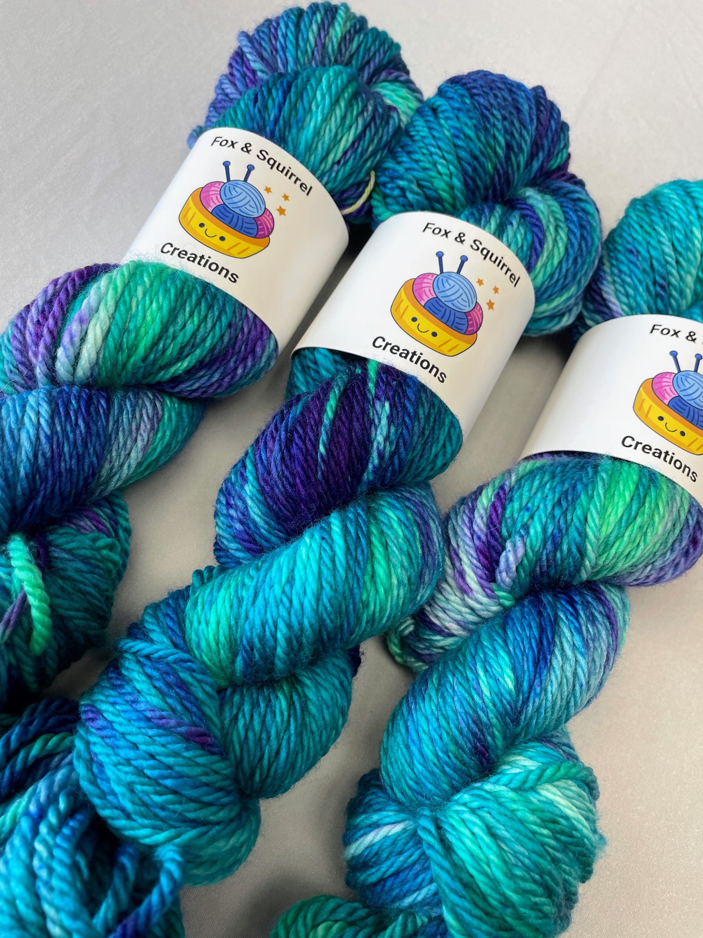 Chunky - Seascape 100g Hand-dyed Yarn