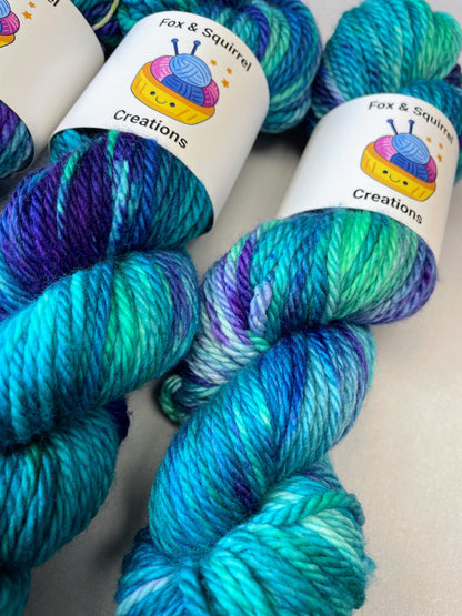 Chunky - Seascape 100g Hand-dyed Yarn