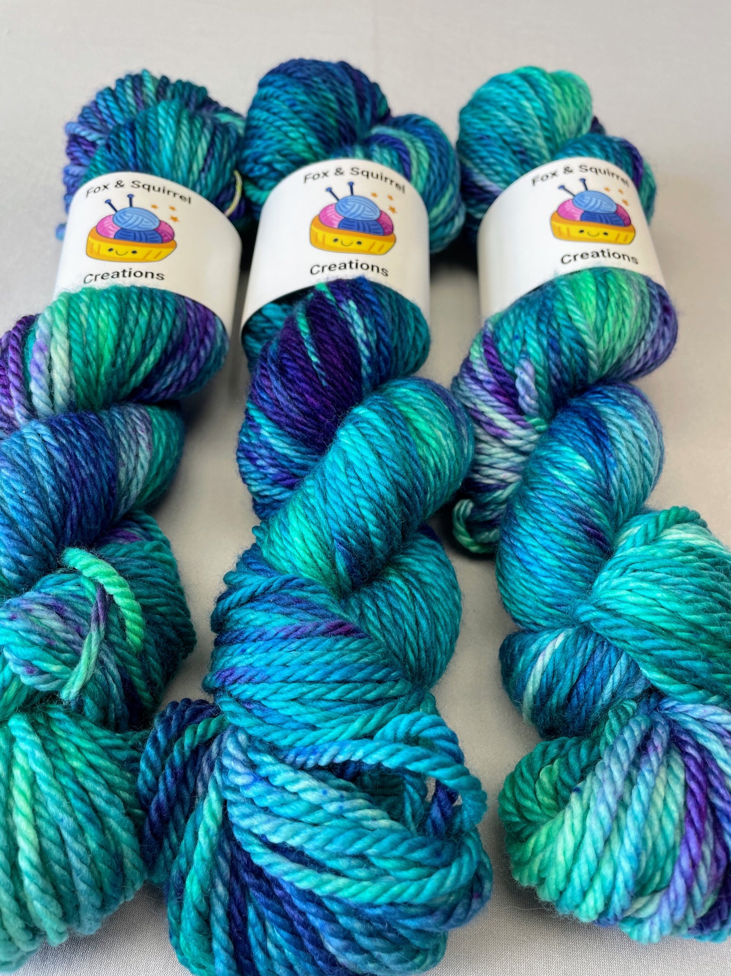 Chunky - Seascape 100g Hand-dyed Yarn