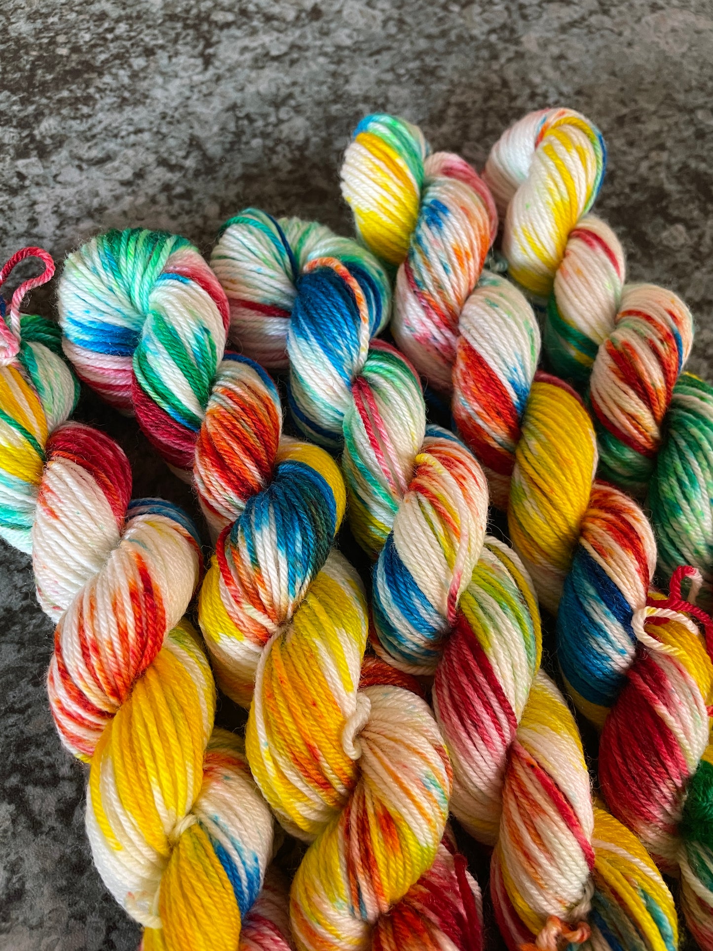 20g Rainbow Sprinkles - Hand-dyed Yarn