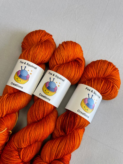 DK - Saffron 100g Hand-dyed Yarn