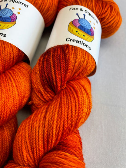 DK - Saffron 100g Hand-dyed Yarn