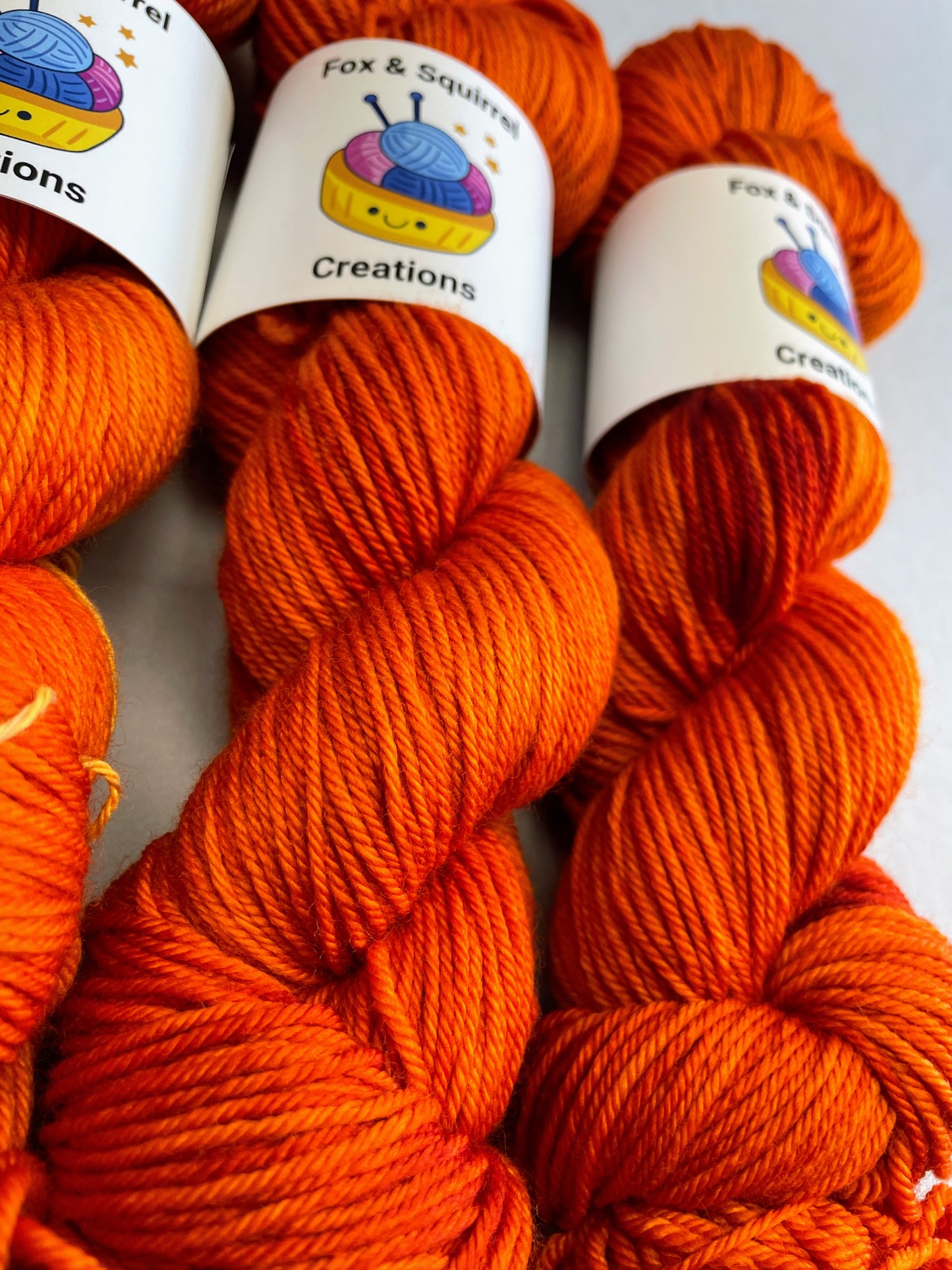 DK - Saffron 100g Hand-dyed Yarn