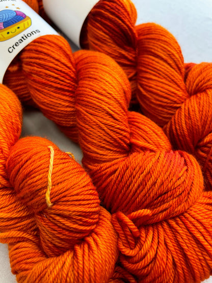 DK - Saffron 100g Hand-dyed Yarn