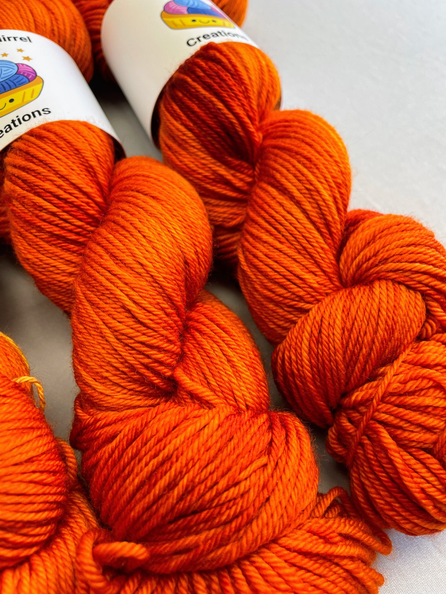 DK - Saffron 100g Hand-dyed Yarn