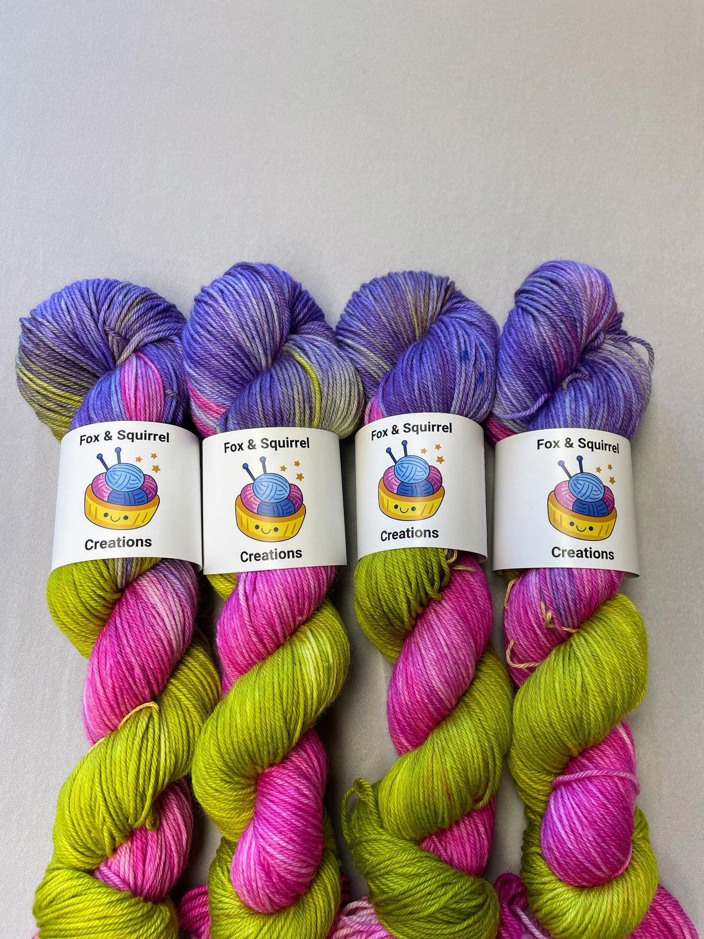 100g Passion Flower - Hand-dyed Yarn