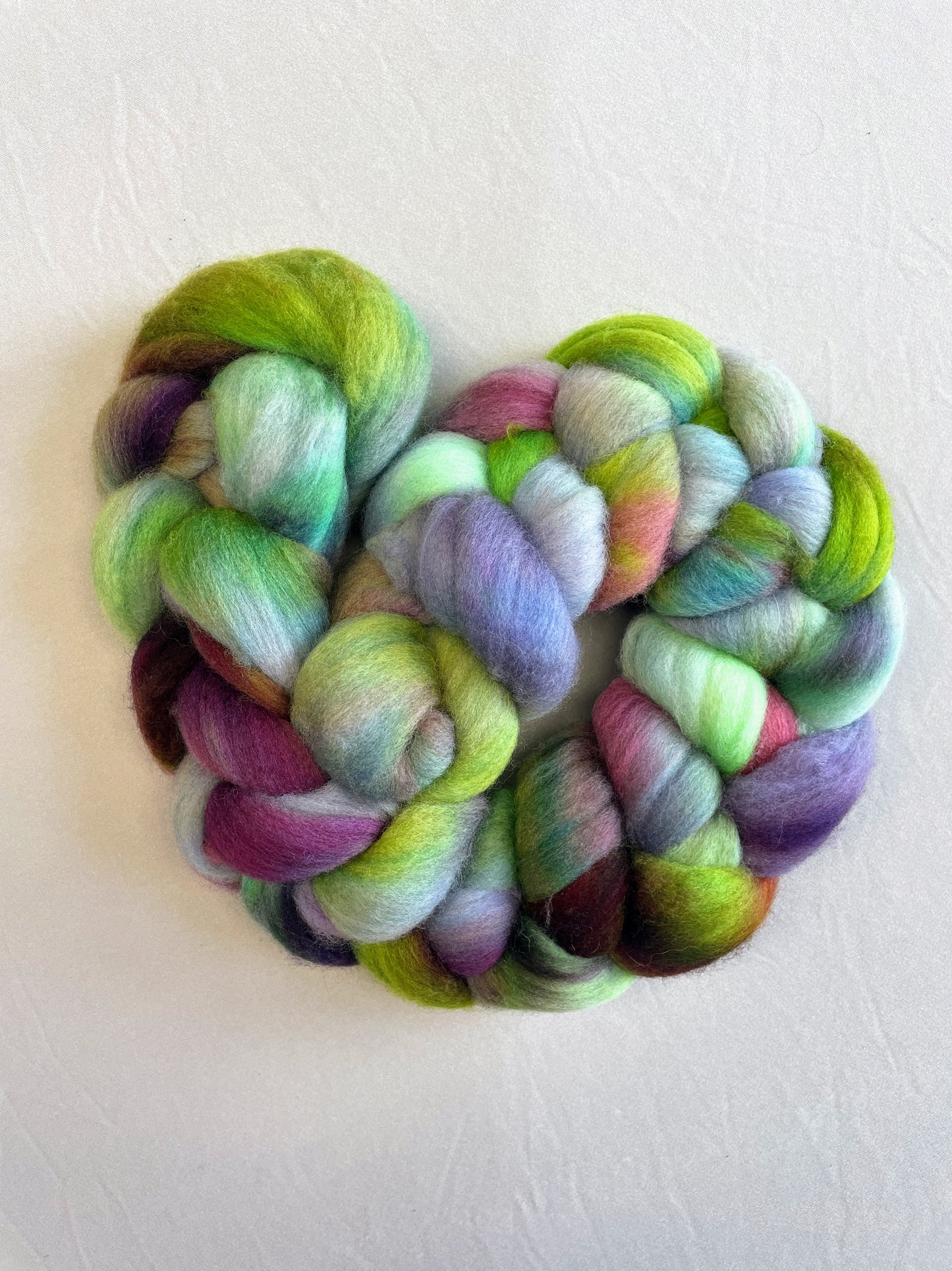 Polwarth - Wild Heather 100g Fibre Roving