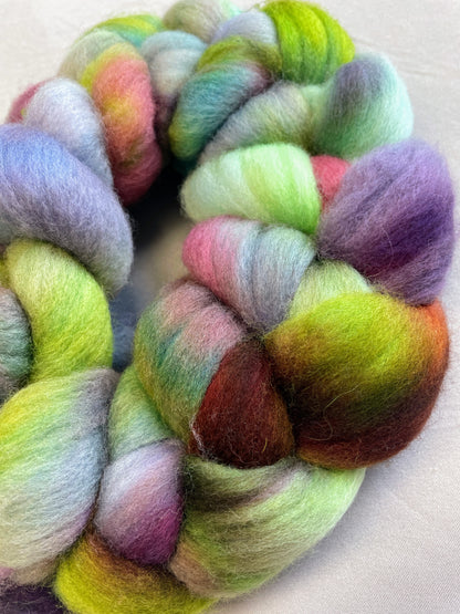 Polwarth - Wild Heather 100g Fibre Roving