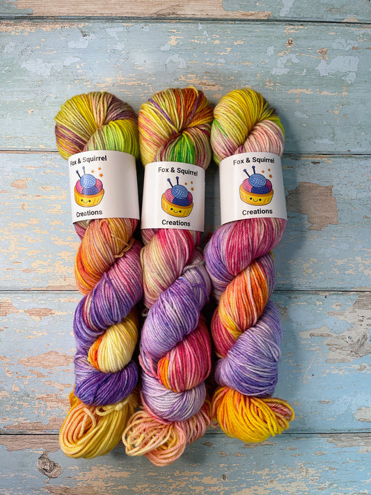 DK - Gumdrops 100g Hand-dyed Yarn