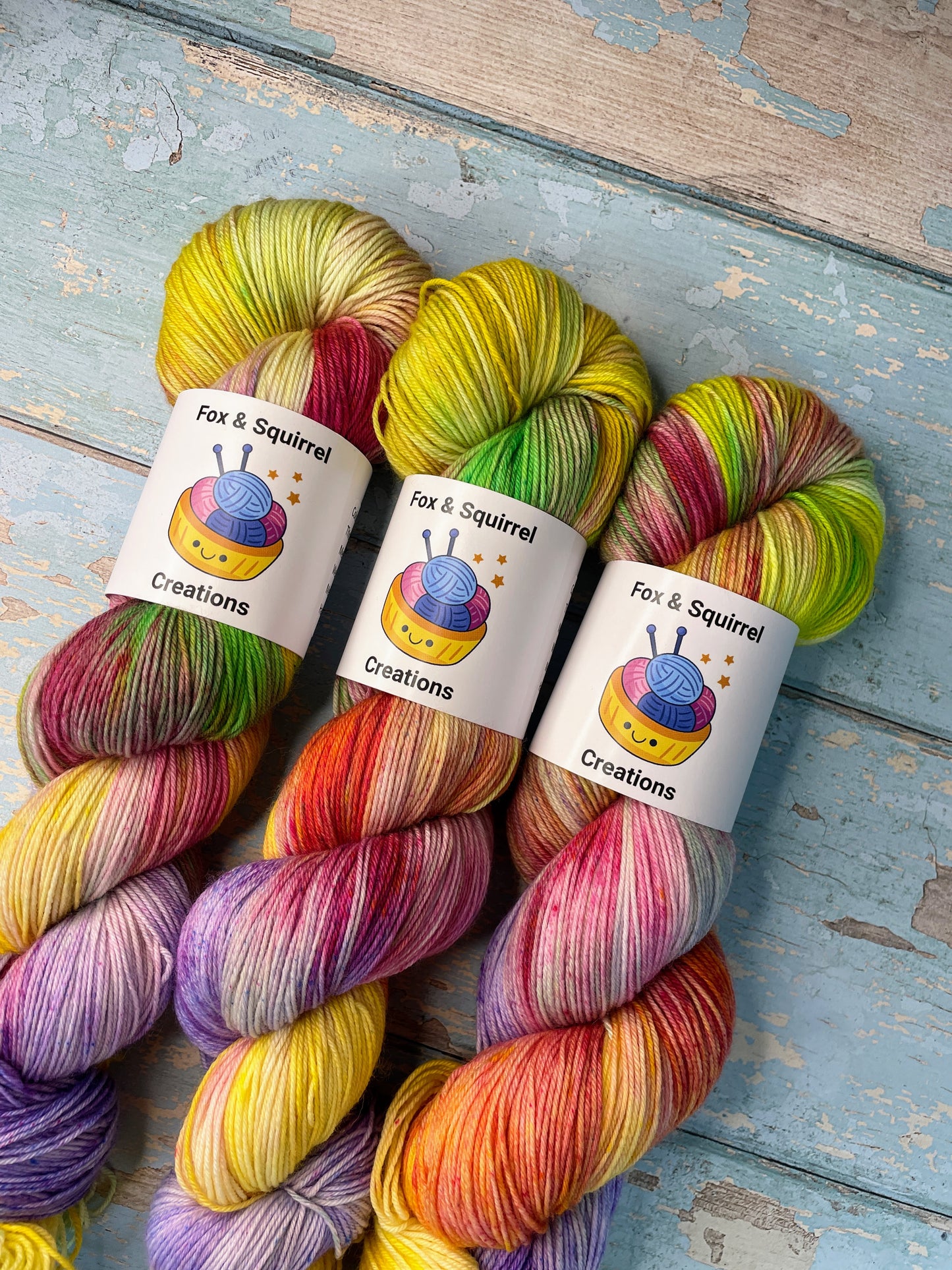 Sock - Gumdrops 100g Hand-dyed Yarn