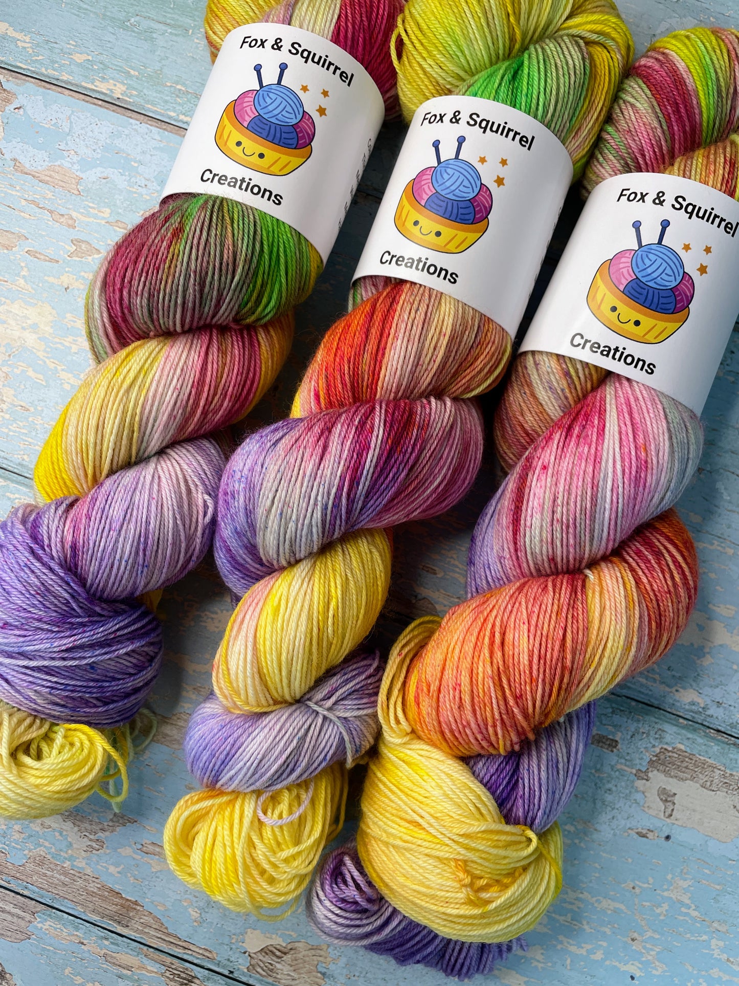 Sock - Gumdrops 100g Hand-dyed Yarn