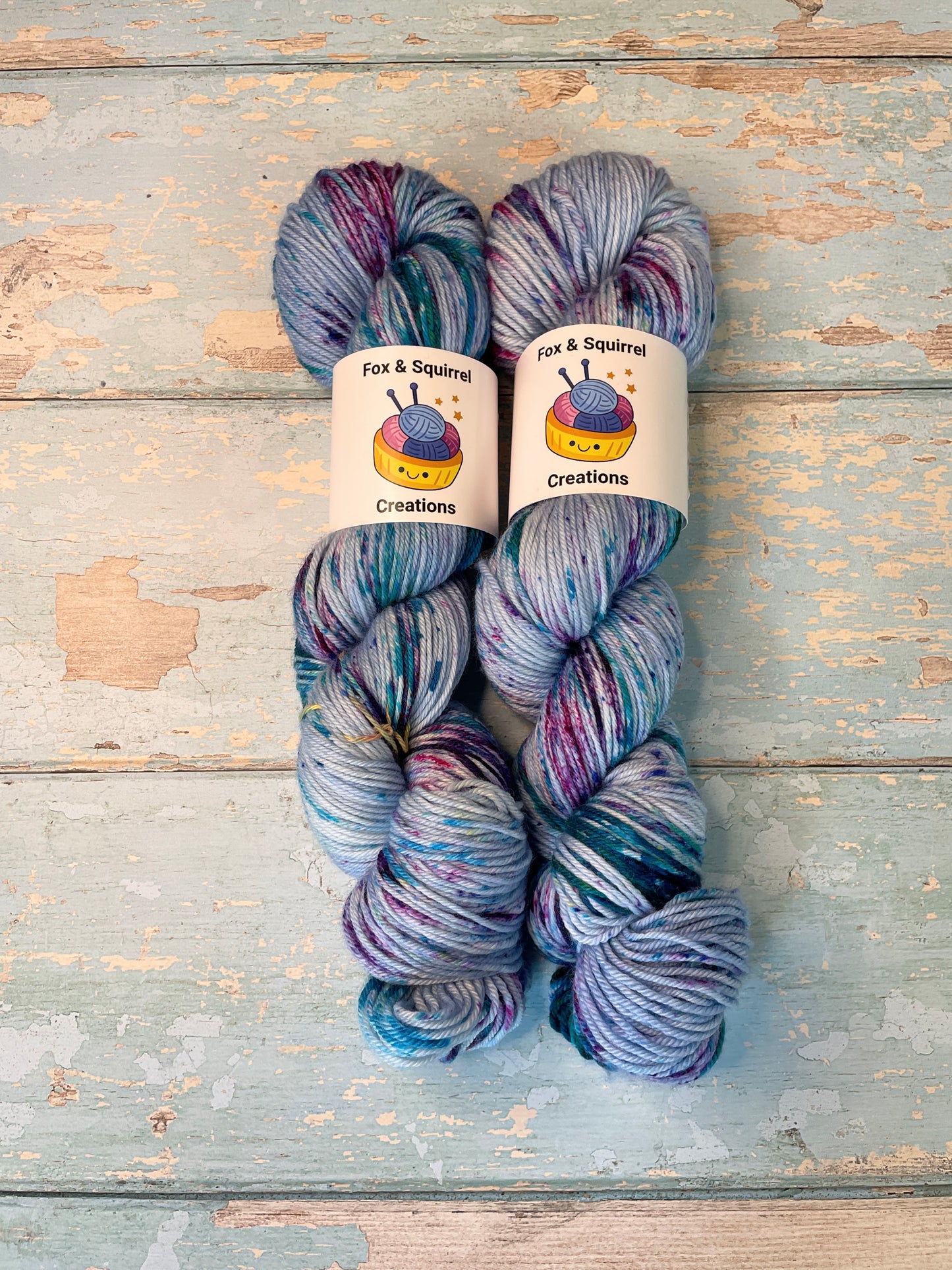 DK - Indigo Float 100g Hand-dyed Yarn