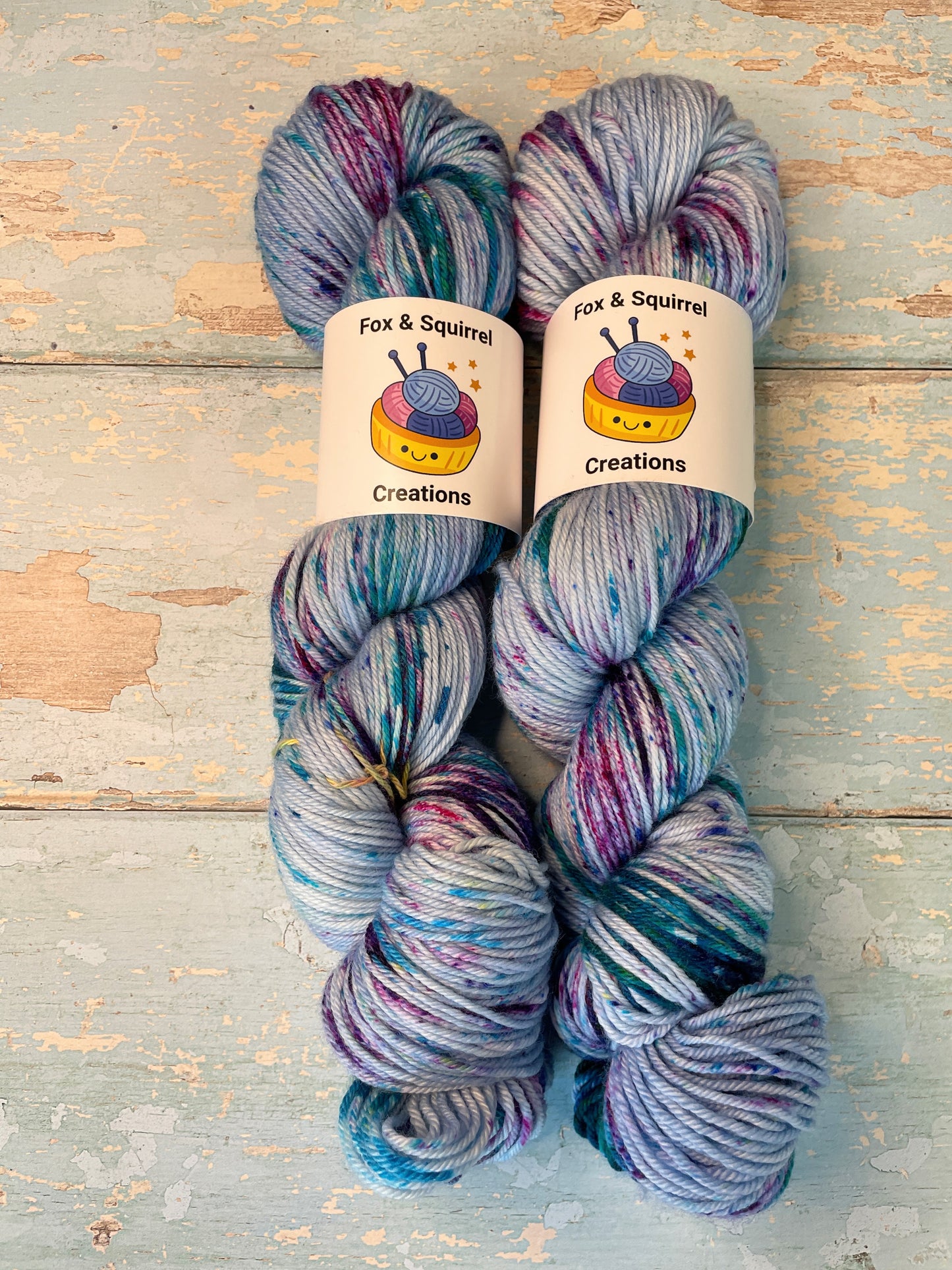 DK - Indigo Float 100g Hand-dyed Yarn