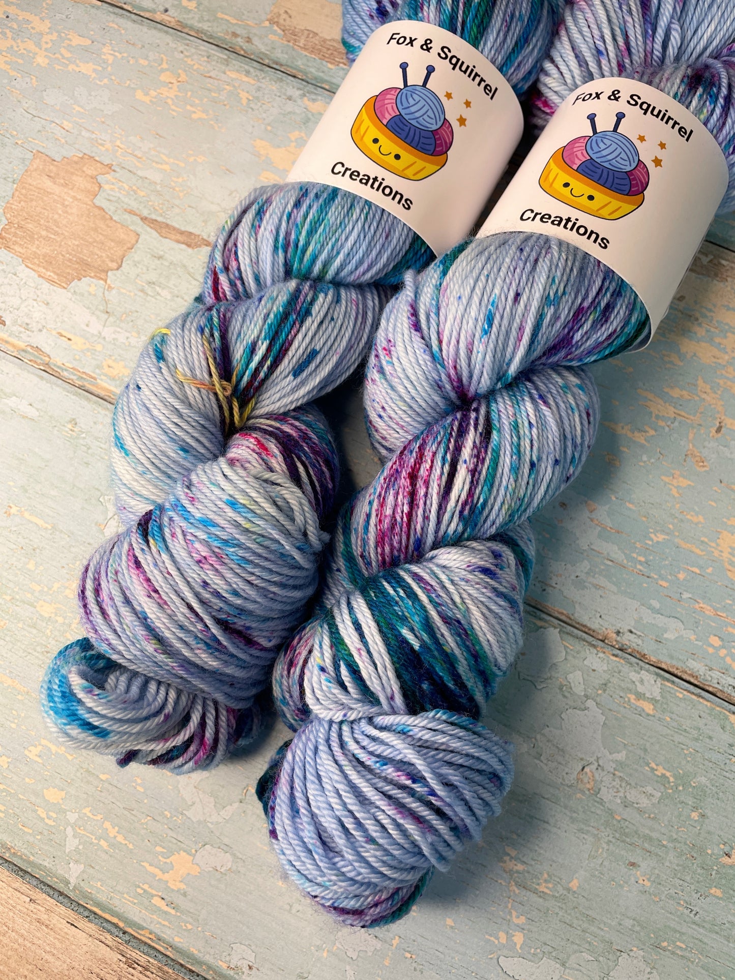 DK - Indigo Float 100g Hand-dyed Yarn