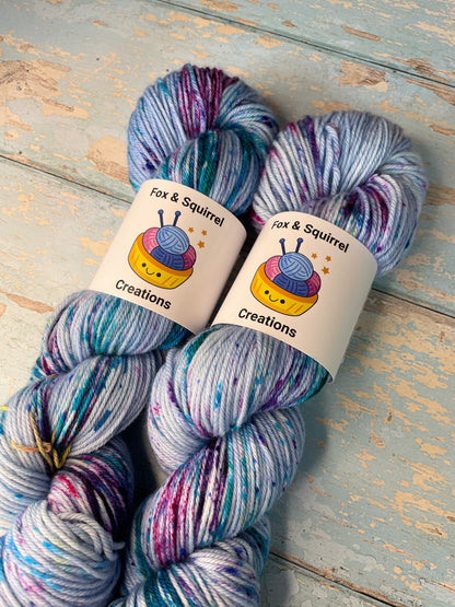 DK - Indigo Float 100g Hand-dyed Yarn