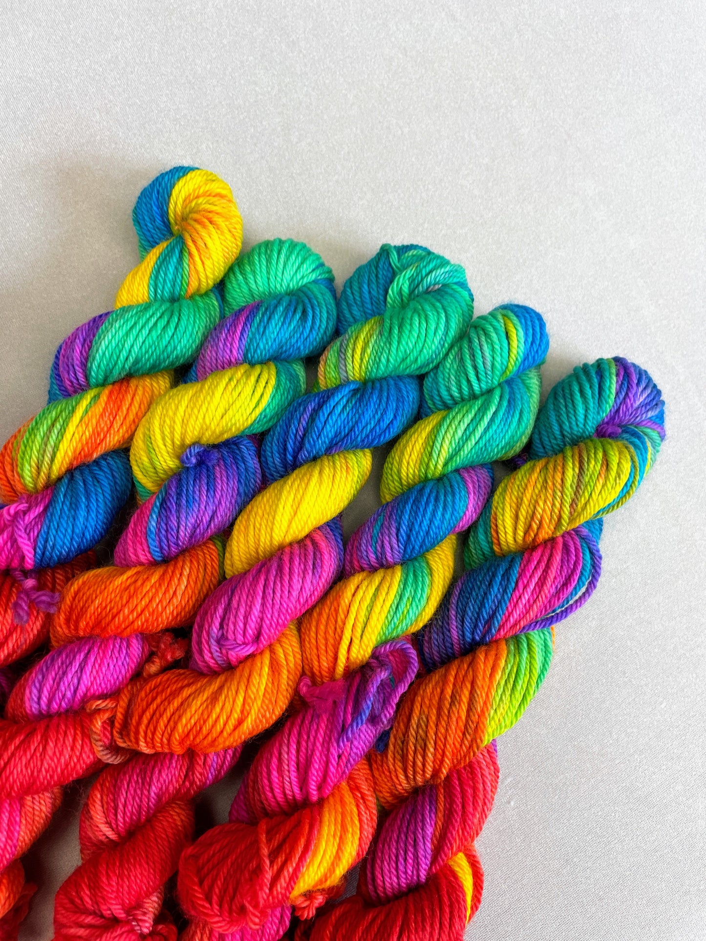 DK - Bright Rainbow 20g Mini Skein